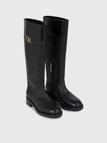 Черевики та чоботи Calvin Klein Rubber Sole Knee Boot W/Hw модель HW0HW01689-BEH Фото