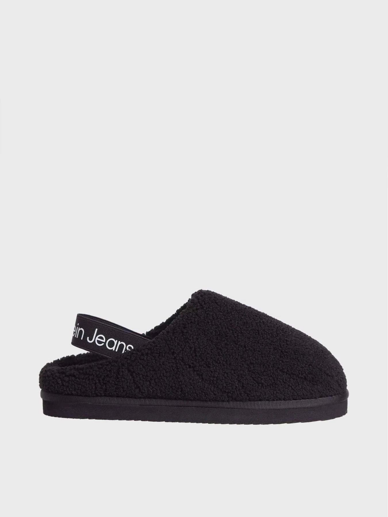 Тапки Calvin Klein Faux Shearling Slippers модель YW0YW01157-BEH Тапки Calvin Klein Faux Shearling Slippers модель YW0YW01157-BEH Фото