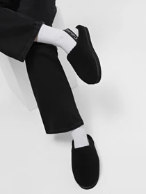 Тапки Calvin Klein Faux Shearling Slippers модель YW0YW01157-BEH Фото