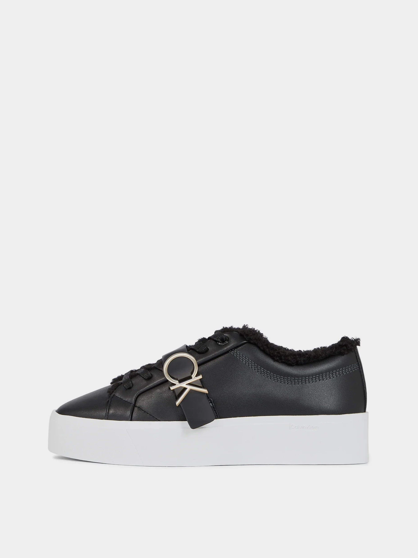 Кеды Calvin Klein Flatform Cupsole Lace Up W/Hw Wl модель HW0HW01671-BEH Кеды Calvin Klein Flatform Cupsole Lace Up W/Hw Wl модель HW0HW01671-BEH Фото
