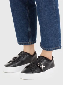 Кеды Calvin Klein Flatform Cupsole Lace Up W/Hw Wl модель HW0HW01671-BEH Фото