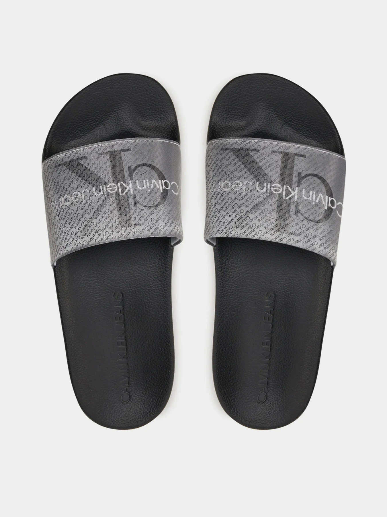 Шлёпанцы Calvin Klein Slide Lenticular Ml Wn модель YW0YW01403-0GN Шлёпанцы Calvin Klein Slide Lenticular Ml Wn модель YW0YW01403-0GN Фото