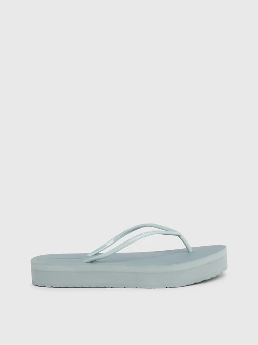 Шлёпанцы Calvin Klein Flatform Ff Deboss Logo модель HW0HW01977-MSW Фото