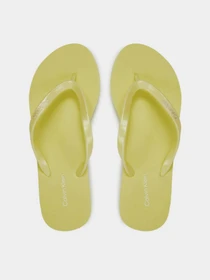 Шлёпанцы Calvin Klein Flip Flop Deboss Logo Met модель HW0HW02043-ZCW Фото