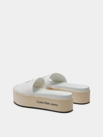 Шлёпанцы Calvin Klein Flatform Sandal Met модель YW0YW01036-0F9 Фото