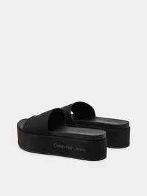 Шлёпанцы Calvin Klein Flatform Sandal Met модель YW0YW01036-BDS Фото