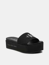 Шлёпанцы Calvin Klein Flatform Sandal Met модель YW0YW01036-BDS Фото