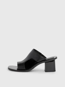 Шлёпанцы Calvin Klein Leather Heeled Sandals модель YW0YW01341-0GT Фото