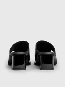 Шлёпанцы Calvin Klein Leather Heeled Sandals модель YW0YW01341-0GT Фото