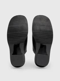 Шлёпанцы Calvin Klein Leather Heeled Sandals модель YW0YW01341-0GT Фото