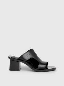Шлёпанцы Calvin Klein Leather Heeled Sandals модель YW0YW01341-0GT Фото