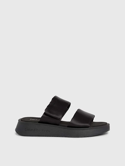 Шлёпанцы Calvin Klein Slide Double Strap Sandal Dc модель YW0YW01355-BEH Фото