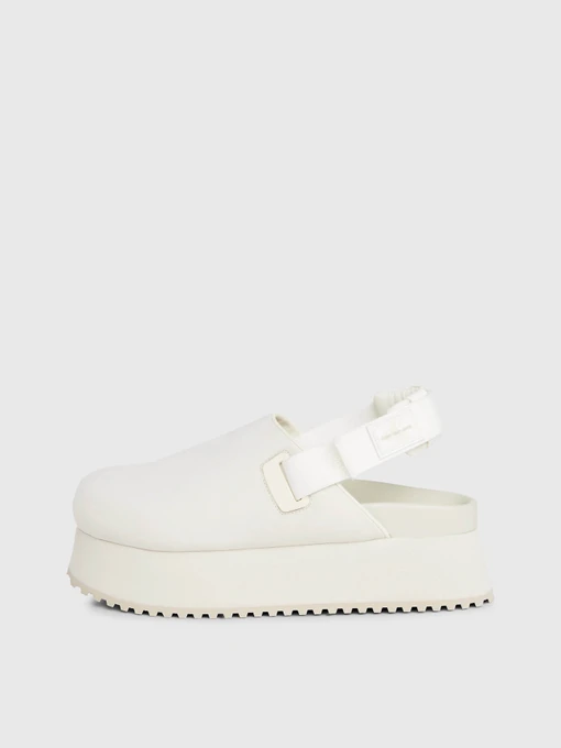 Шкіряні Жіночі Сандалії Calvin Klein Sling Close Toe Flatform Btw фото 2