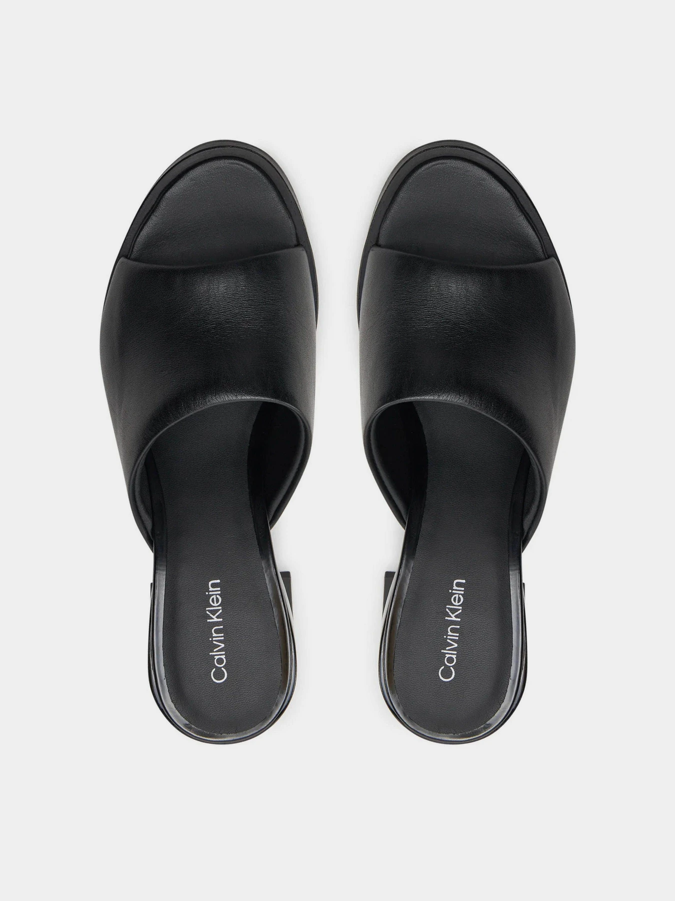 Шльопанці Calvin Klein Heel Mule 60 Lth модель HW0HW01941-BEH Фото
