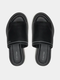 Шлёпанцы Calvin Klein Flatform Slide Lth модель HW0HW01943-BEH Фото