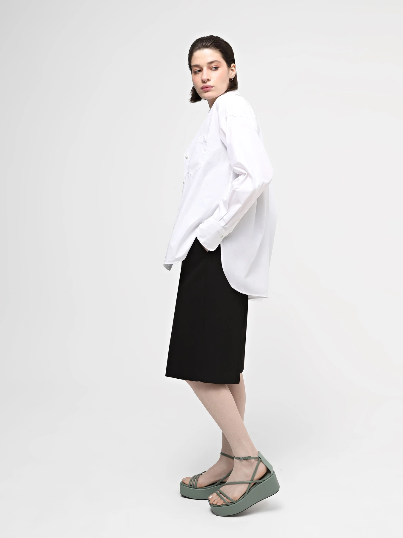 Босоніжки Calvin Klein Wedge Sandal 30 Lth модель HW0HW01949-MSW Фото