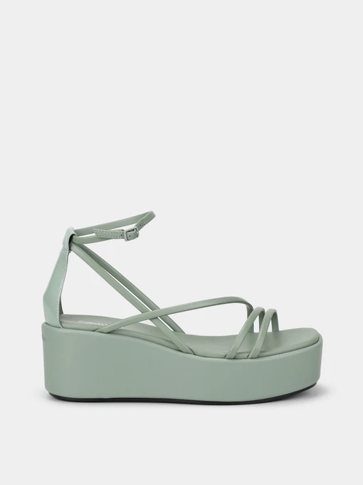Босоніжки Calvin Klein Wedge Sandal 30 Lth модель HW0HW01949-MSW Фото