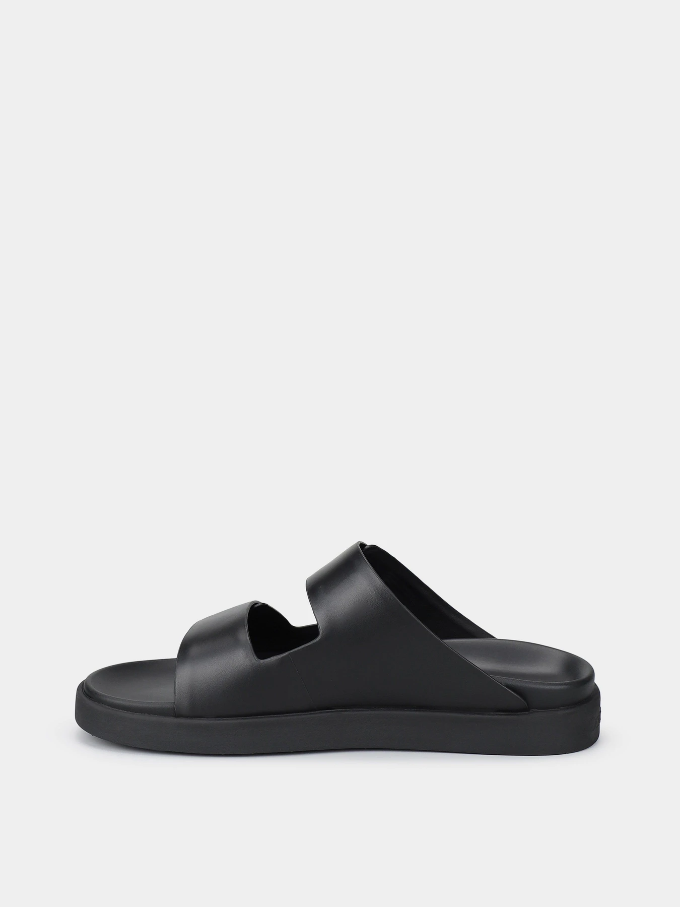 Шлёпанцы Calvin Klein Flat Adj Slide Calvin Mtl Lth модель HW0HW01954-BEH Шлёпанцы Calvin Klein Flat Adj Slide Calvin Mtl Lth модель HW0HW01954-BEH Фото