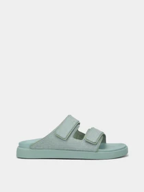 Шльопанці Calvin Klein Flat Adj Slide Mono Jacq модель HW0HW01955-MSW Фото