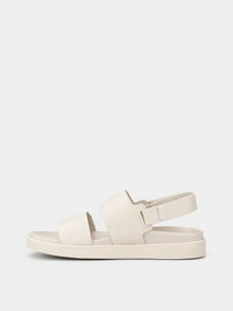 Сандалии Calvin Klein Flat Sandal Calvin Mtl Lth модель HW0HW01984-ACE Фото