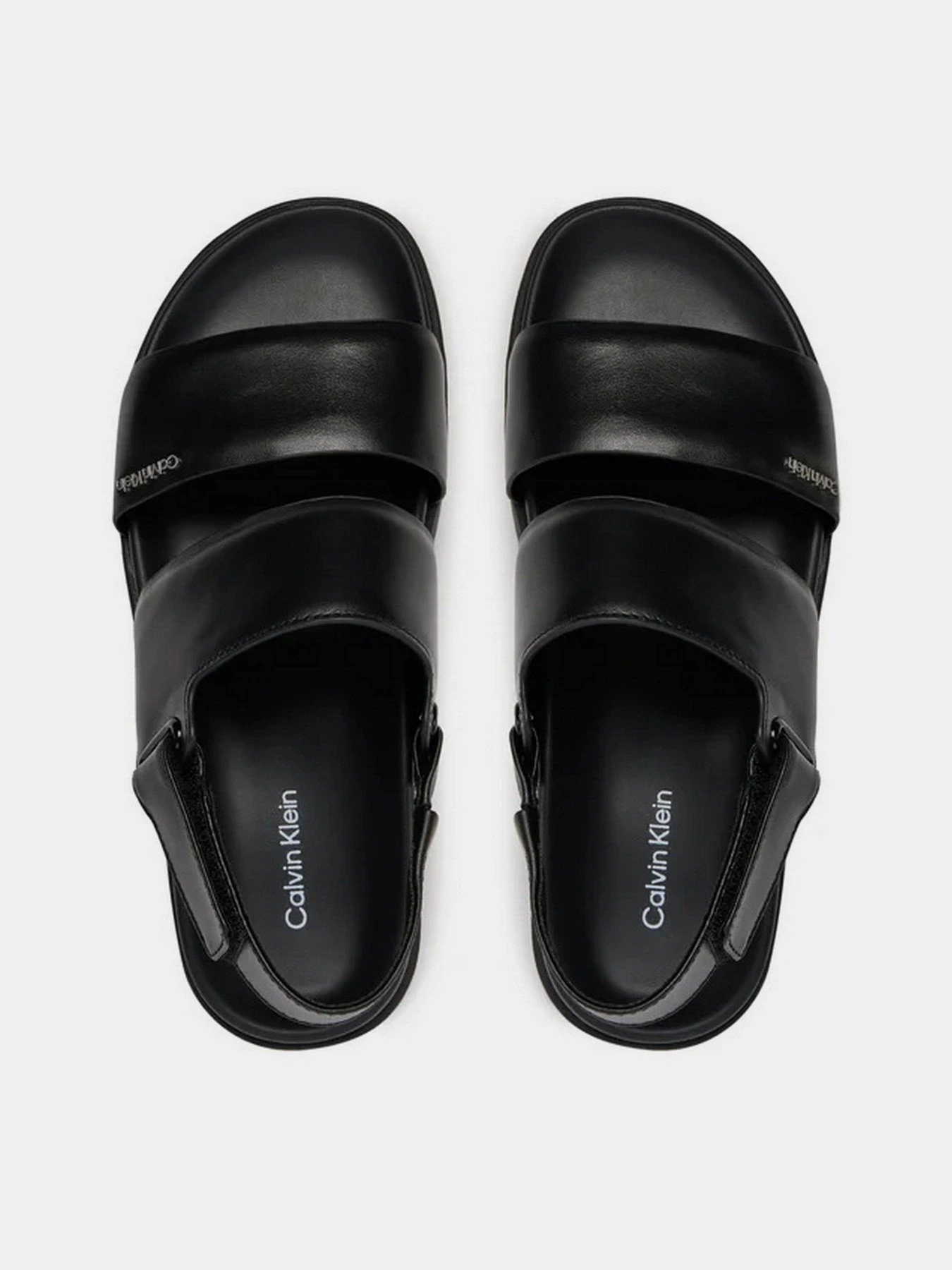 Сандалии Calvin Klein Flat Sandal Calvin Mtl Lth модель HW0HW01984-BEH Фото
