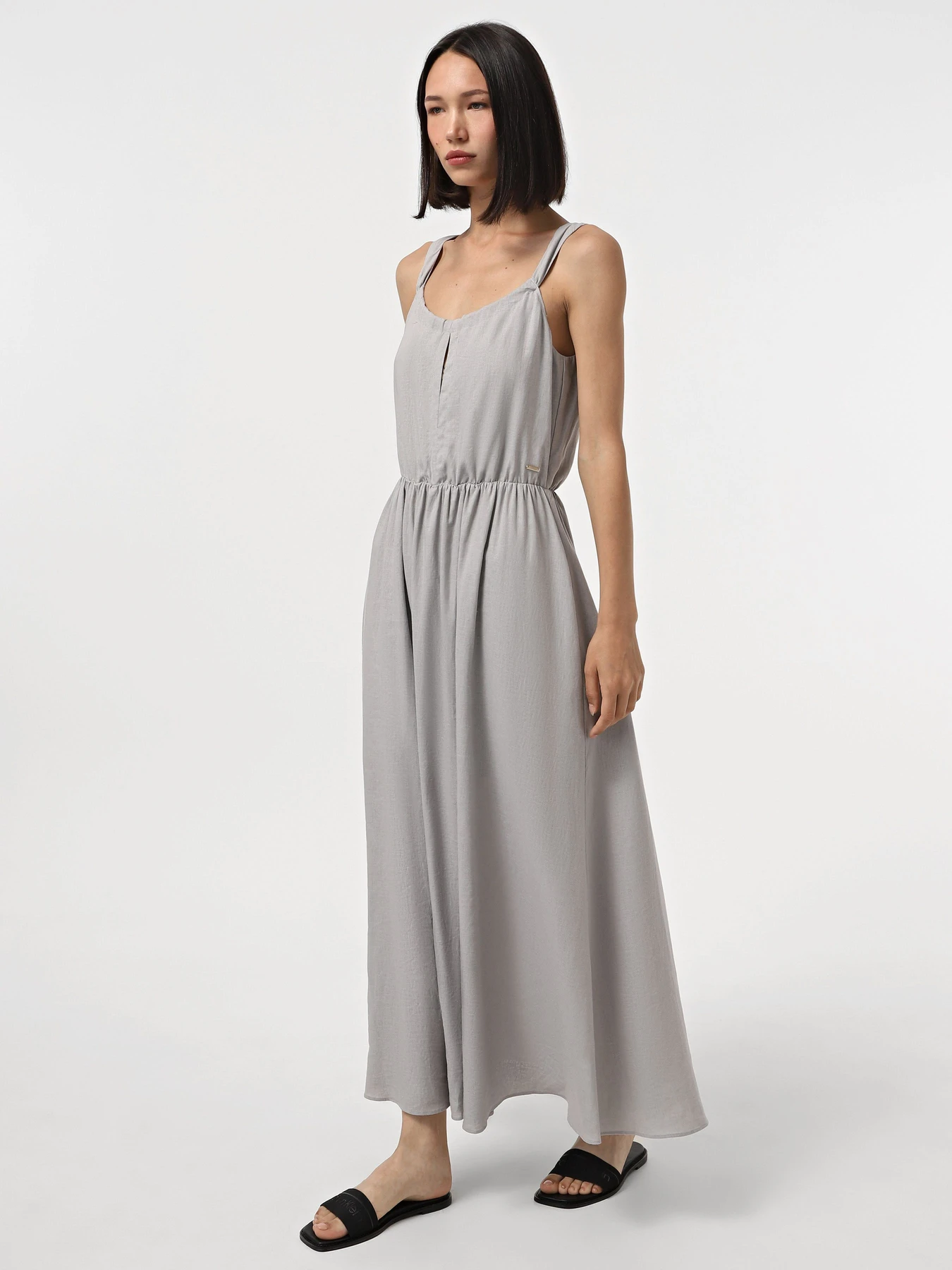 Шлёпанцы Calvin Klein Flat Slide He модель HW0HW01989-BEH Фото