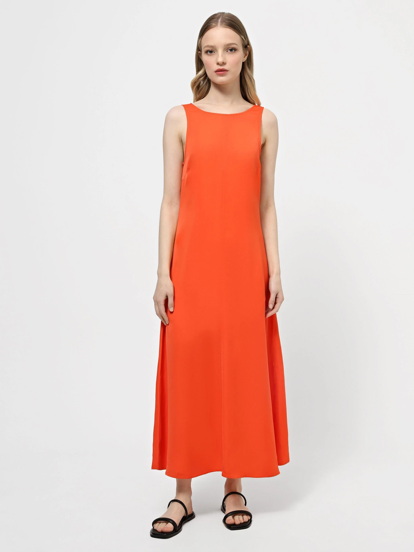 Шльопанці Calvin Klein Flat Slide Lth модель HW0HW02127-BEH Фото