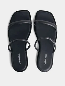 Шльопанці Calvin Klein Flat Slide Lth модель HW0HW02127-BEH Фото