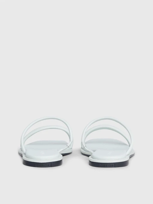Шкіряні Жіночі Шльопанці Calvin Klein Flat Slide Lth фото 2