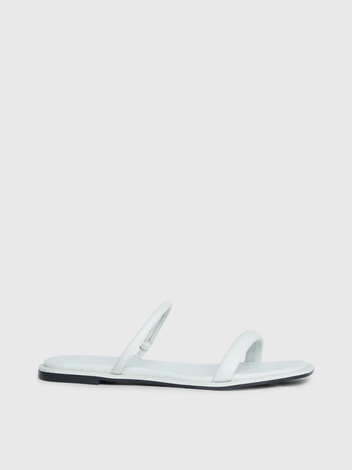 Шльопанці Calvin Klein Flat Slide Lth модель HW0HW02127-LIA Фото
