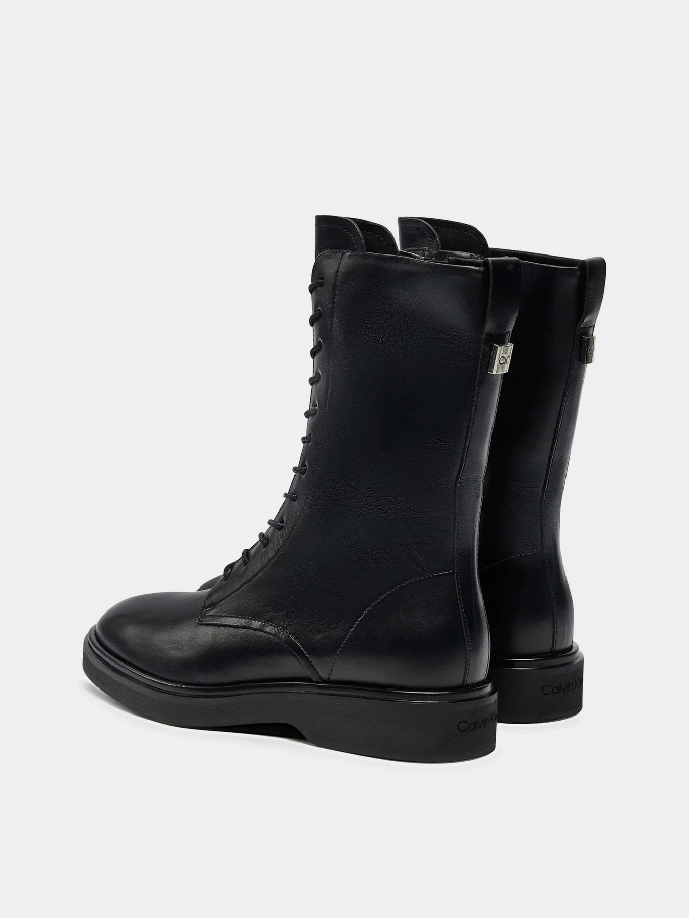 Черевики та чоботи Calvin Klein Flat Mid Lace Up модель HW0HW02181-BEH Фото