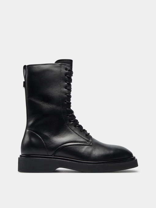 Ботинки и сапоги Calvin Klein Flat Mid Lace Up модель HW0HW02181-BEH Фото
