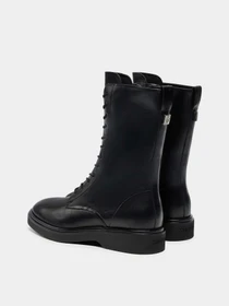 Черевики та чоботи Calvin Klein Flat Mid Lace Up модель HW0HW02181-BEH Фото