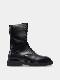 Черевики та чоботи Calvin Klein Flat Mid Lace Up модель HW0HW02181-BEH Фото