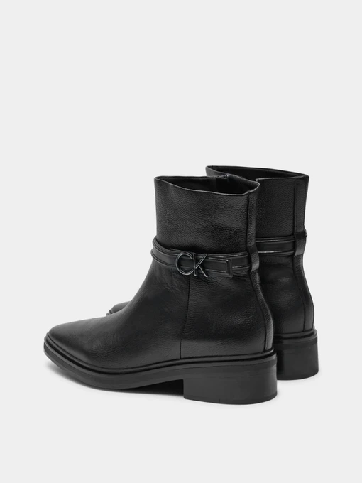 Шкіряні Жіночі Черевики Calvin Klein Heel Ankle Boot 30 фото 2
