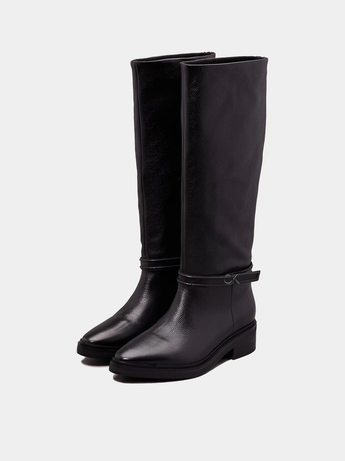 Черевики та чоботи Calvin Klein Heel Knee Boot 30 модель HW0HW02184-BEH Черевики та чоботи Calvin Klein Heel Knee Boot 30 модель HW0HW02184-BEH Фото
