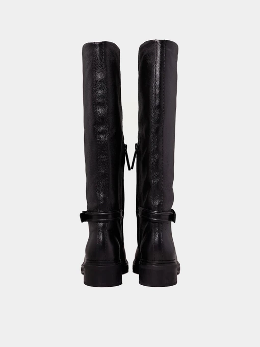 Шкіряні Жіночі Чоботи Calvin Klein Heel Knee Boot 30 фото 3