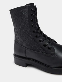 Ботинки и сапоги Calvin Klein Flat Combat Boot Mono Mix модель HW0HW02194-BEH Фото