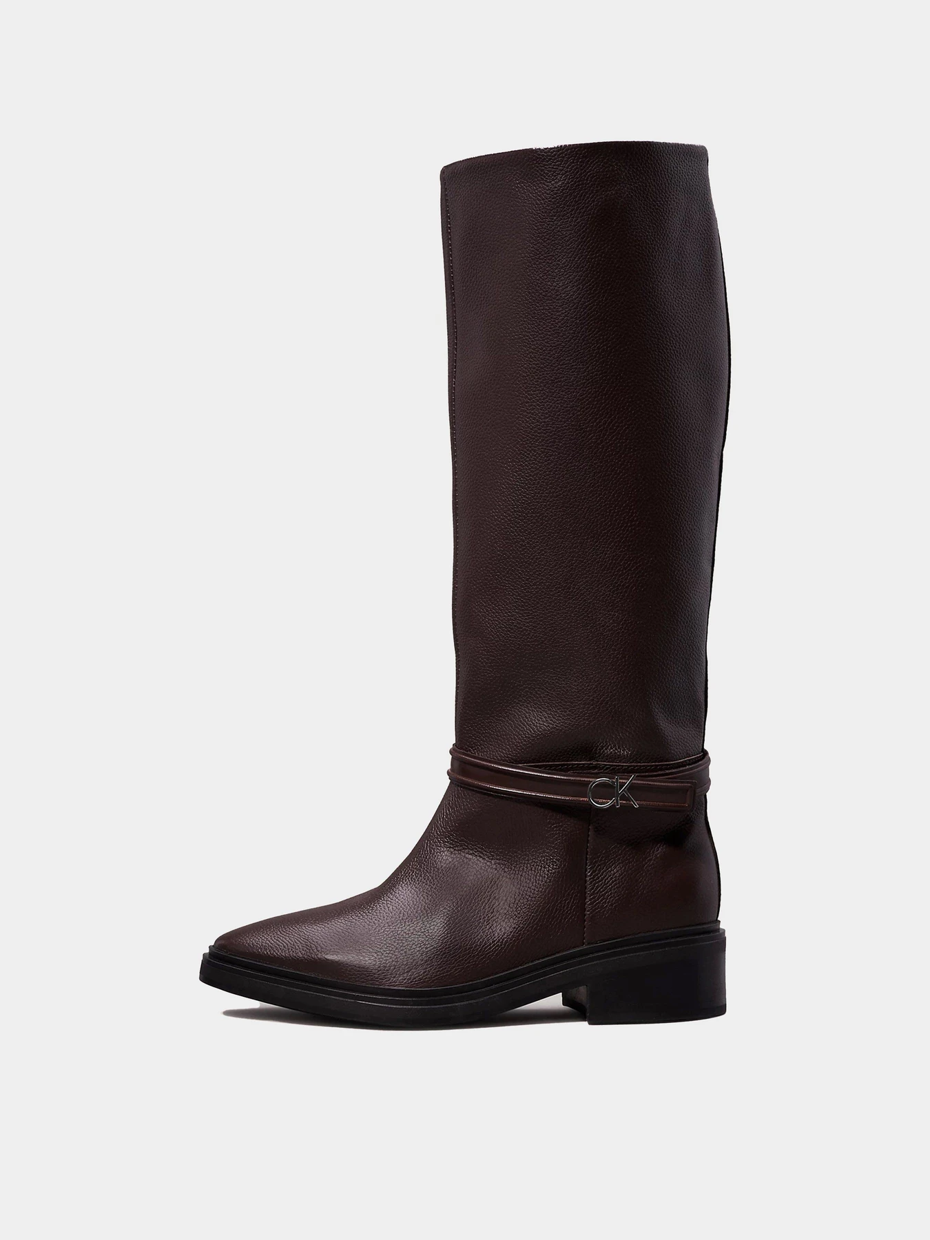 Черевики та чоботи Calvin Klein Heel Knee Boot 30 модель HW0HW02184-GUD Черевики та чоботи Calvin Klein Heel Knee Boot 30 модель HW0HW02184-GUD Фото