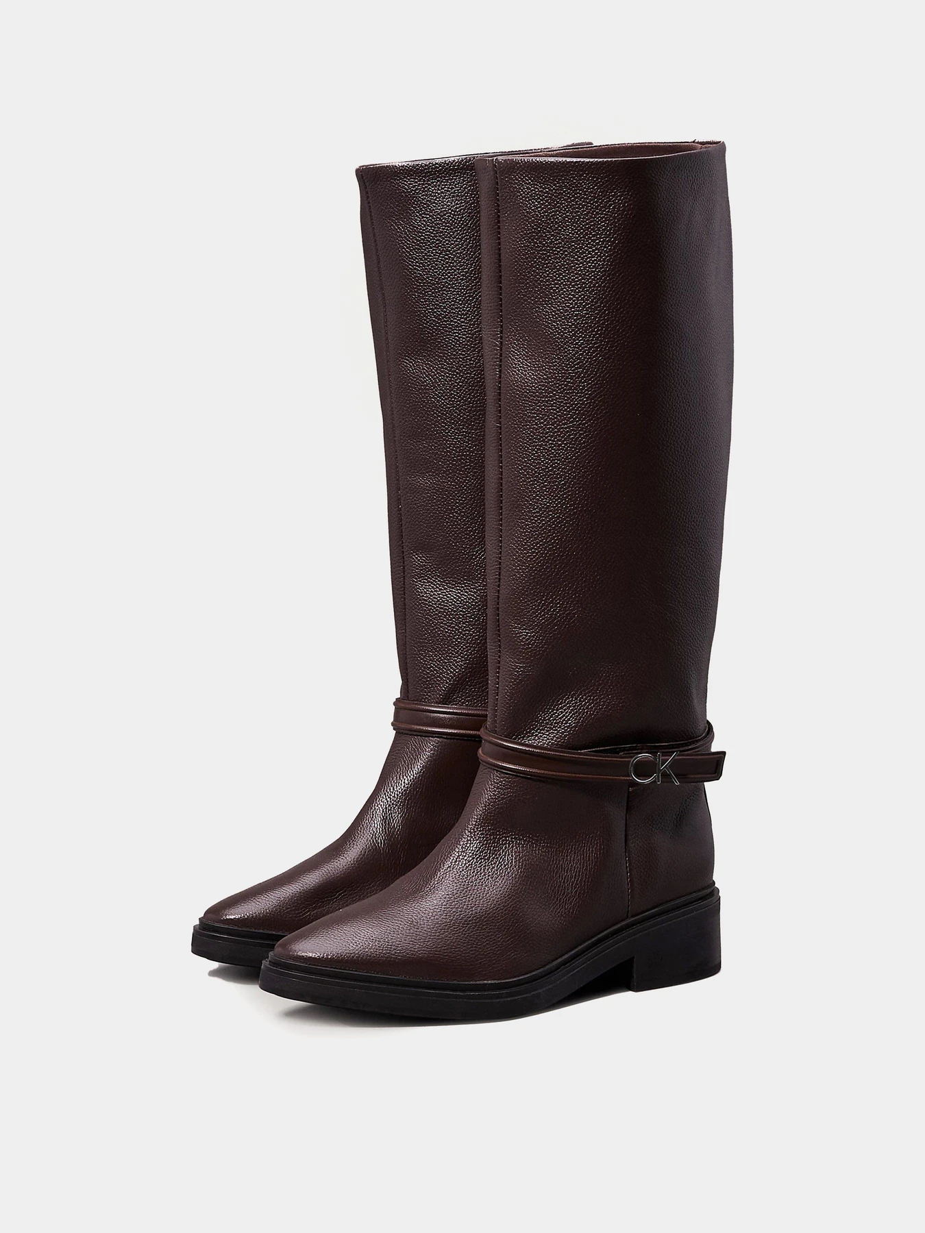 Черевики та чоботи Calvin Klein Heel Knee Boot 30 модель HW0HW02184-GUD Черевики та чоботи Calvin Klein Heel Knee Boot 30 модель HW0HW02184-GUD Фото