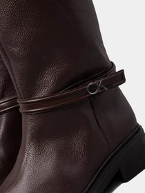 Черевики та чоботи Calvin Klein Heel Knee Boot 30 модель HW0HW02184-GUD Фото