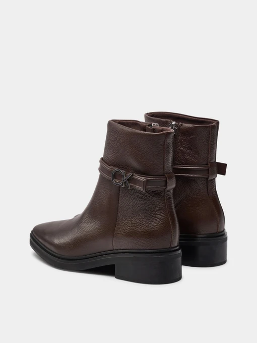 Шкіряні Жіночі Черевики Calvin Klein Heel Ankle Boot 30 фото 2
