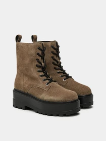 Черевики та чоботи Calvin Klein Flatform Zip Laceup модель YW0YW01554-0HF Фото