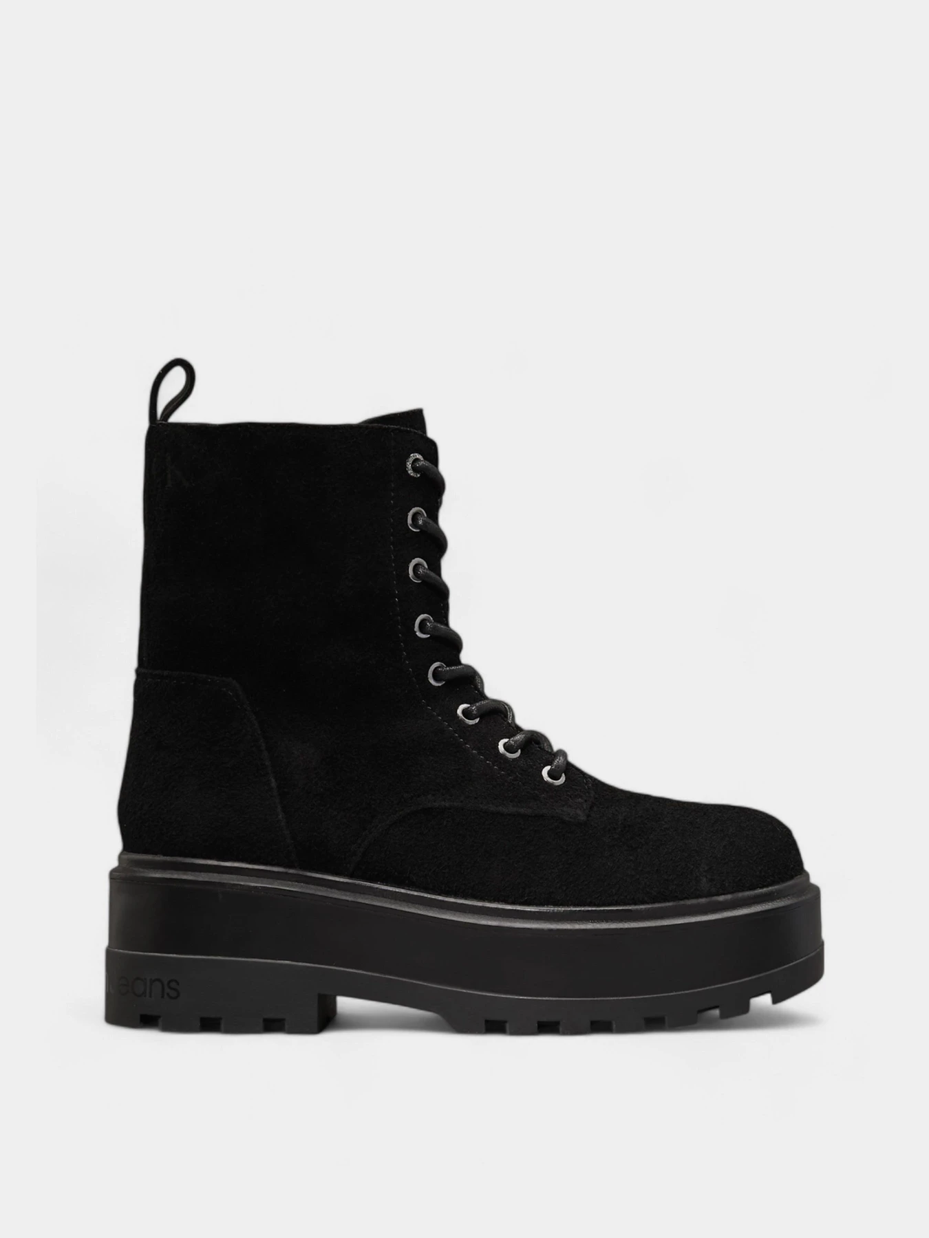 Ботинки и сапоги Calvin Klein Flatform Zip Laceup модель YW0YW01554-0GJ Фото