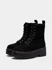 Ботинки и сапоги Calvin Klein Flatform Zip Laceup модель YW0YW01554-0GJ Фото