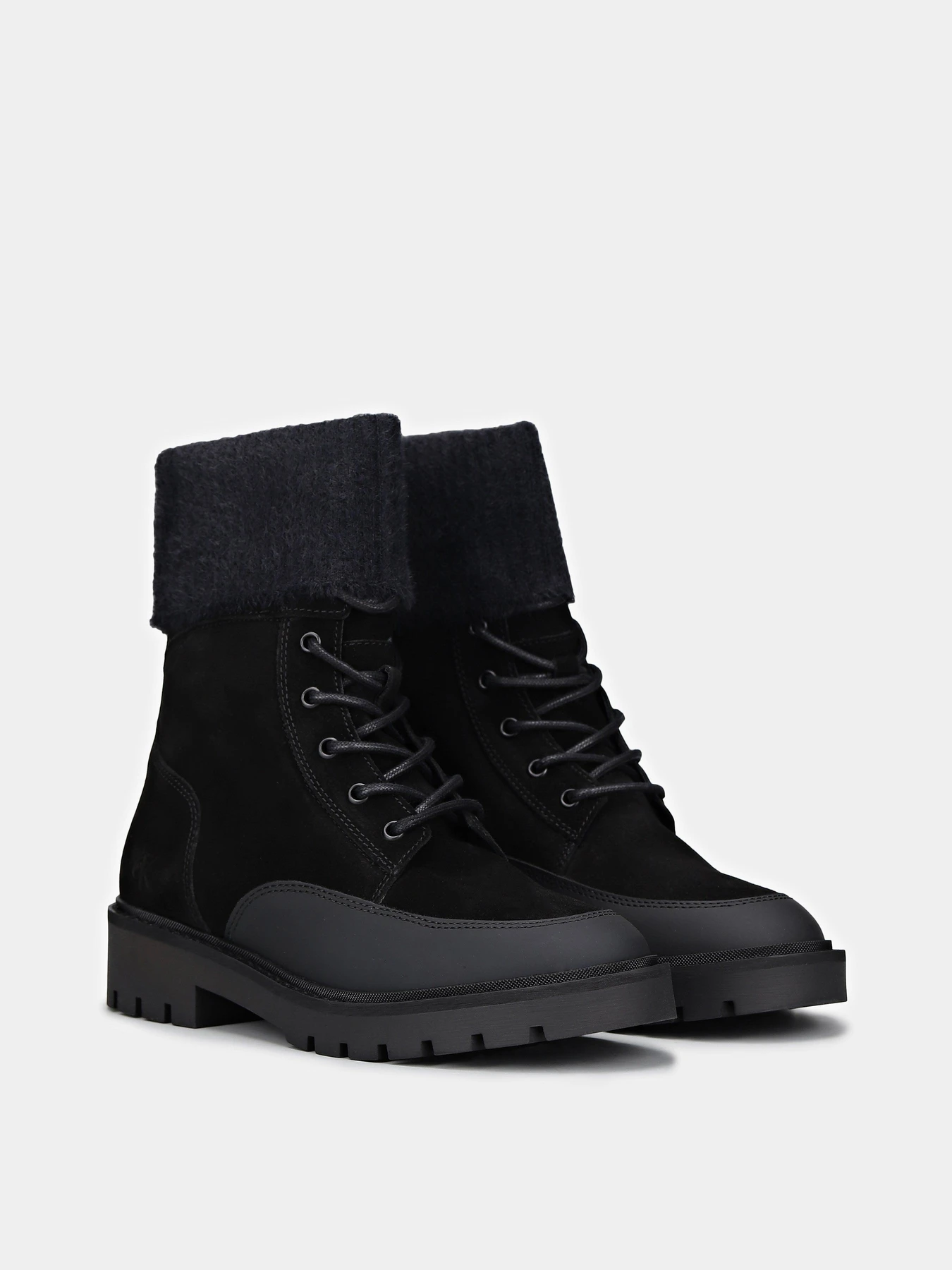 Черевики та чоботи Calvin Klein Combat Mid Lace Up модель YW0YW01599-0GJ Фото