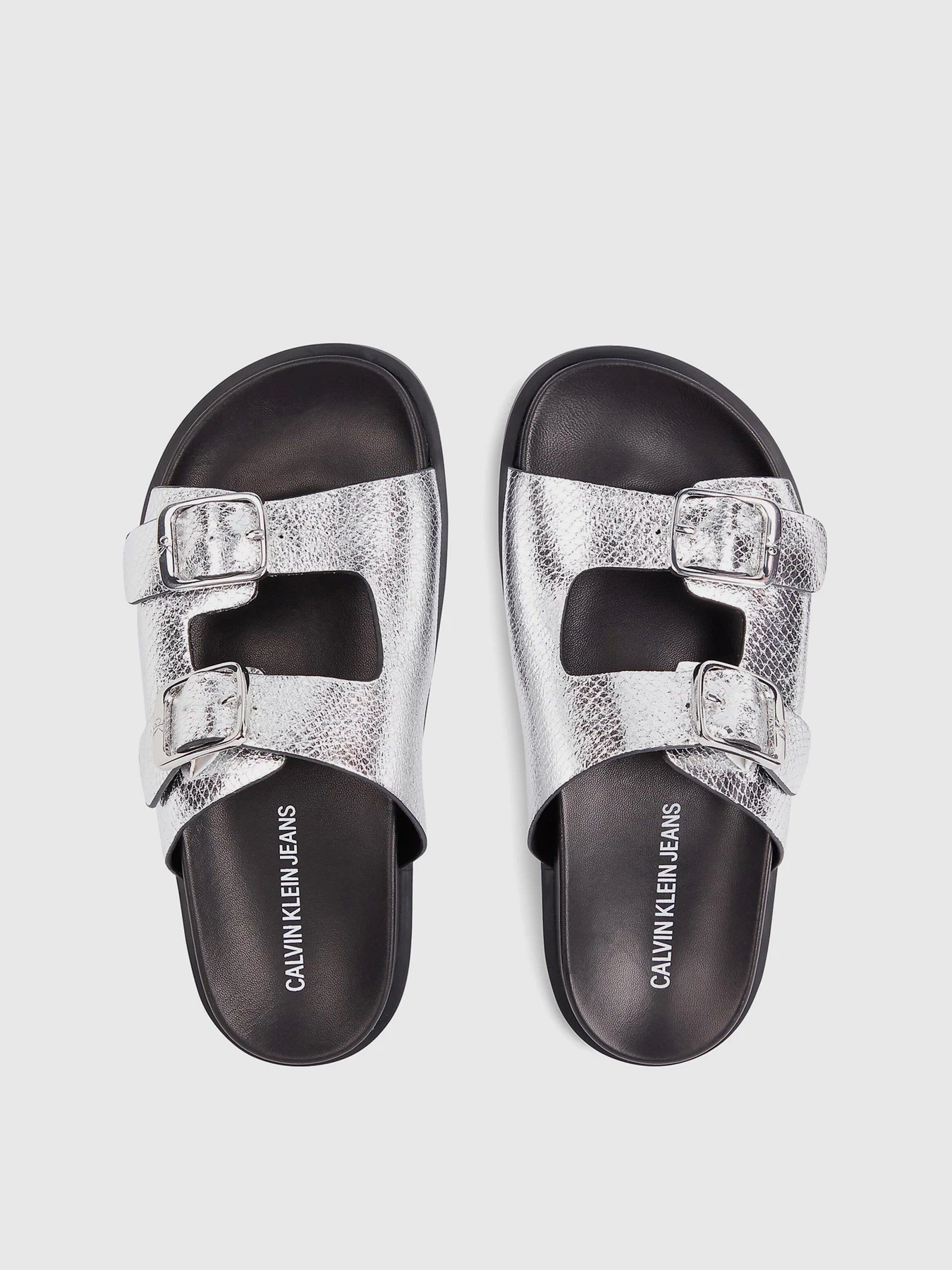 Шлёпанцы Calvin Klein модель YW0YW00148-0GU Шлёпанцы Calvin Klein модель YW0YW00148-0GU Фото