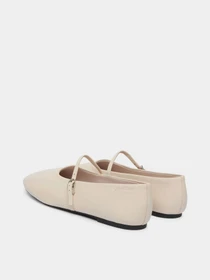 Туфли и лоферы Calvin Klein OBLIQUE BALLERINA MJ LTH HDW модель HW0HW02847-ABH Фото
