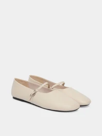Туфли и лоферы Calvin Klein OBLIQUE BALLERINA MJ LTH HDW модель HW0HW02847-ABH Фото