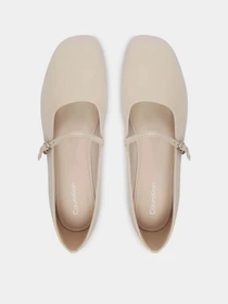 Туфли и лоферы Calvin Klein OBLIQUE BALLERINA MJ LTH HDW модель HW0HW02847-ABH Фото